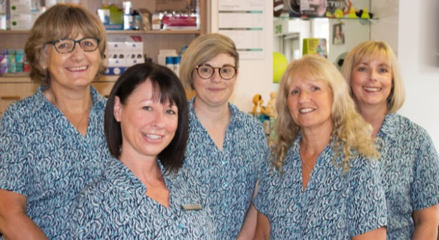 Reception team at Walker and Campbell Optometrists